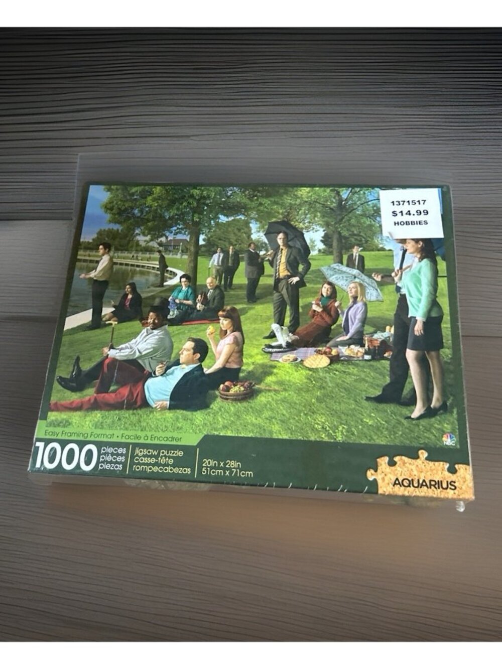 The Office Sunday Afternoon 1000 Piece Jigsaw Puzzle 20" x 28" New Aquarius